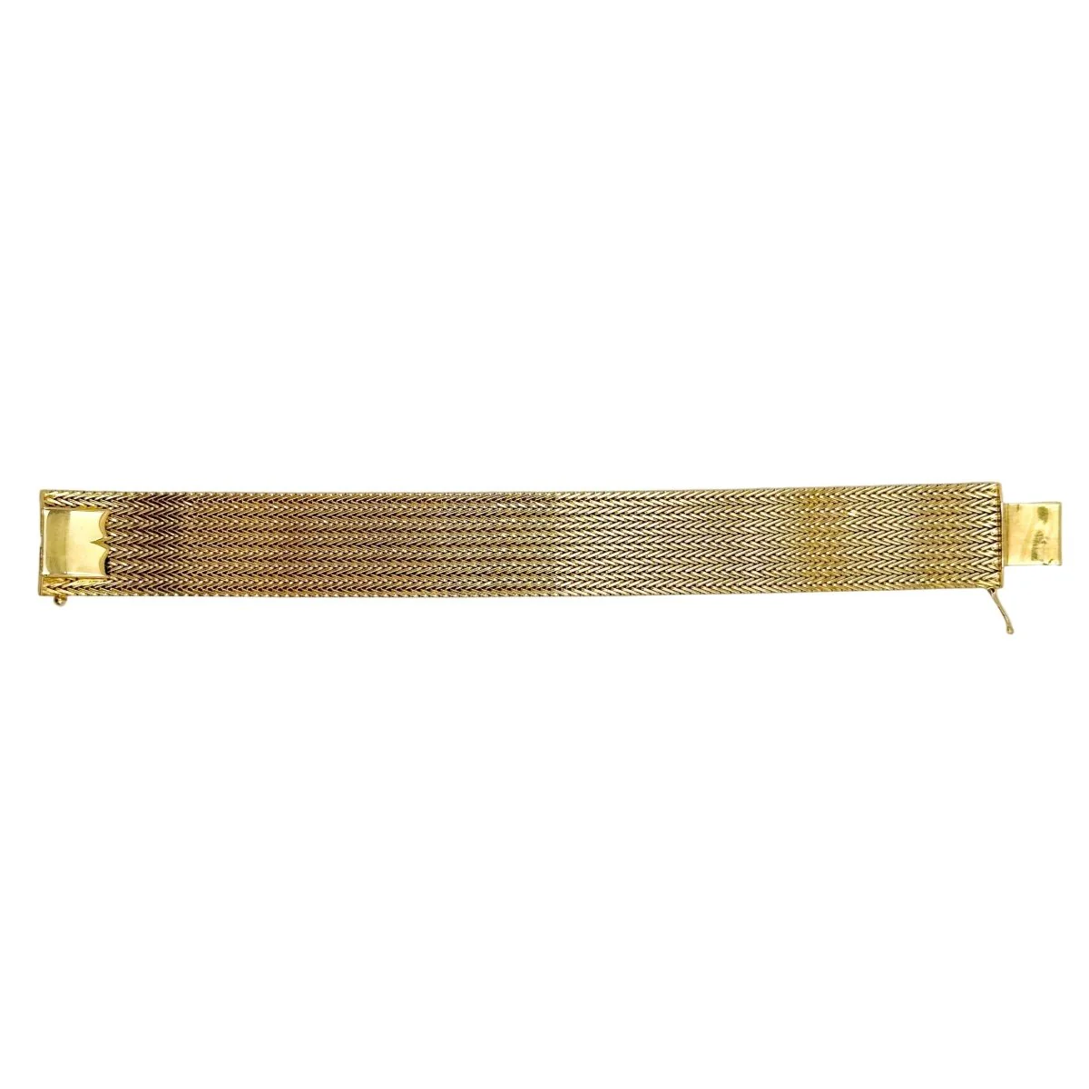 Bracelet Manchette en or jaune - Image 6