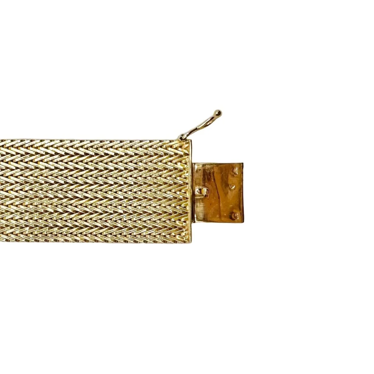 Bracelet Manchette en or jaune - Image 8