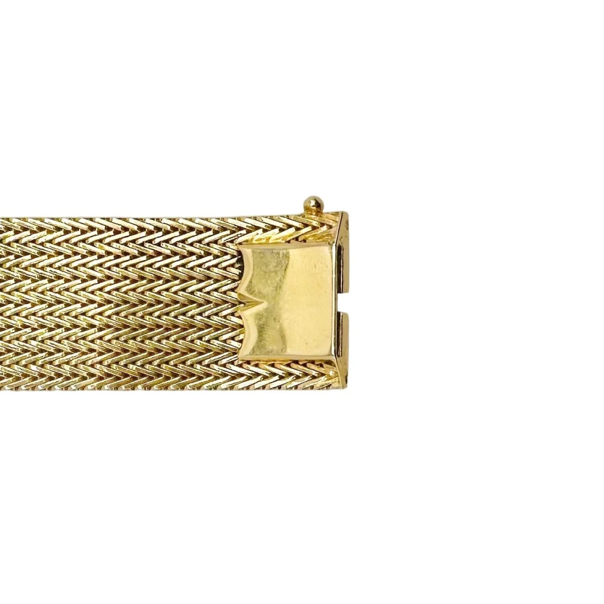 Bracelet Manchette en or jaune - Image 9