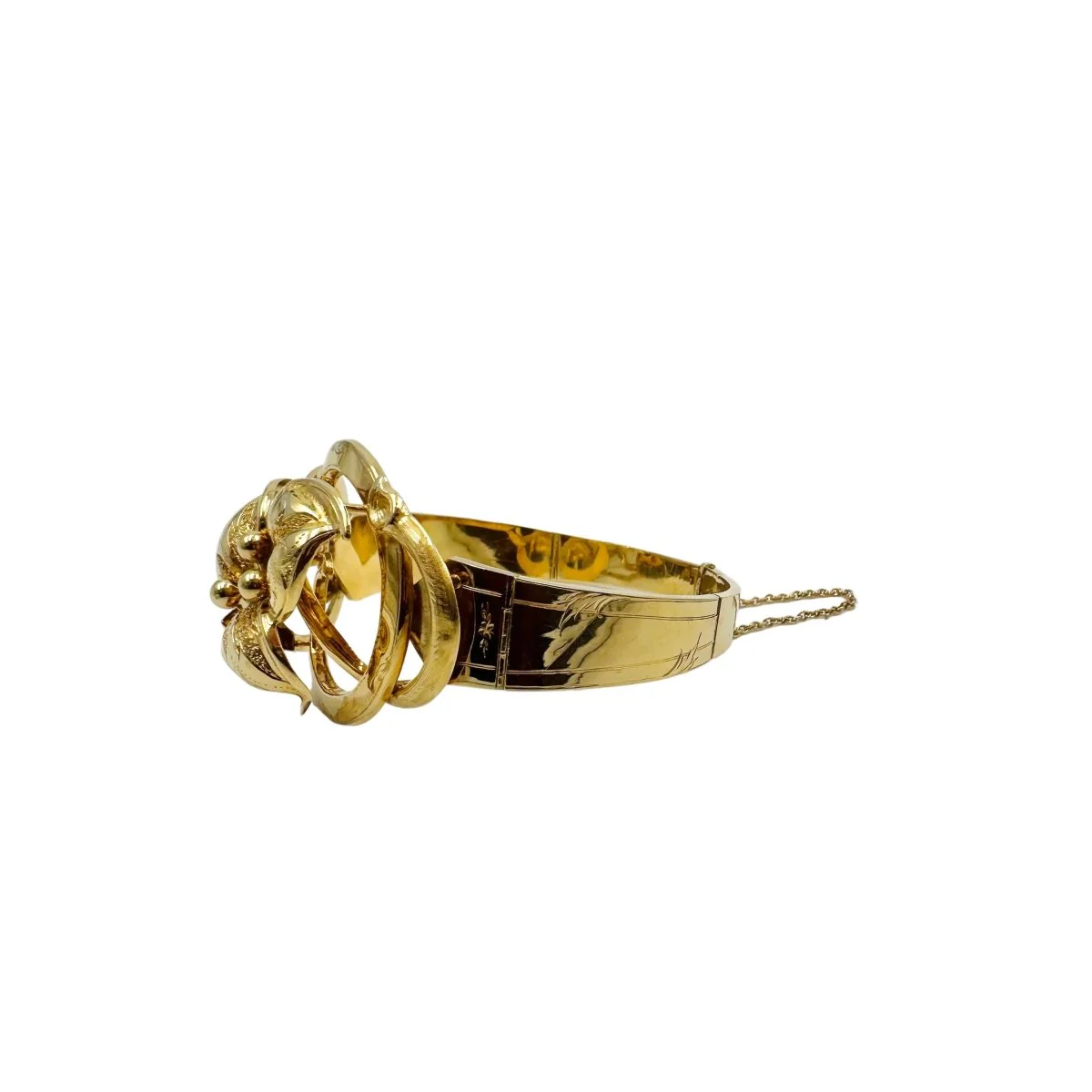 Bracelet Manchette en or jaune - Image 3