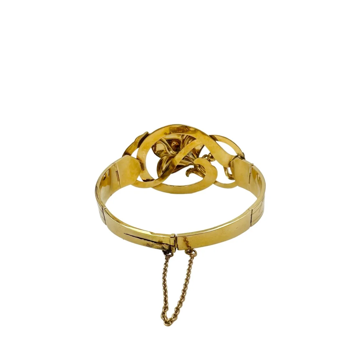 Bracelet Manchette en or jaune - Image 6