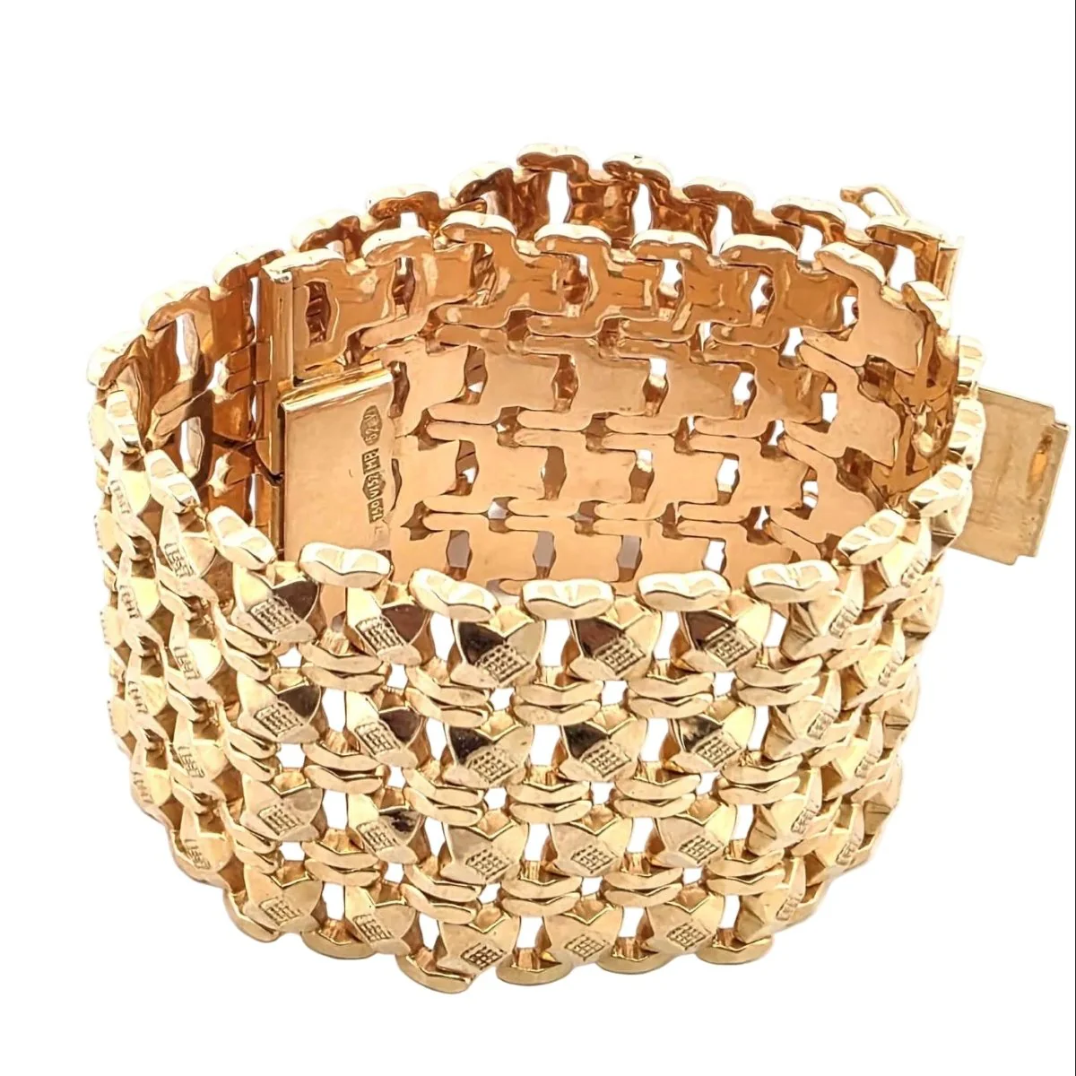 Bracelet Manchette en or jaune - Image 3