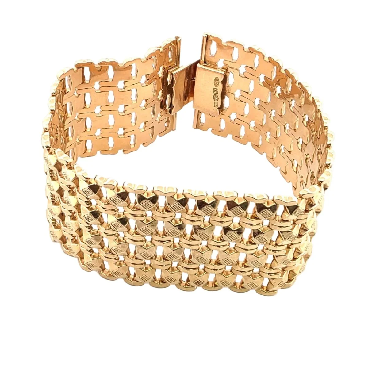 Bracelet Manchette en or jaune - Image 6