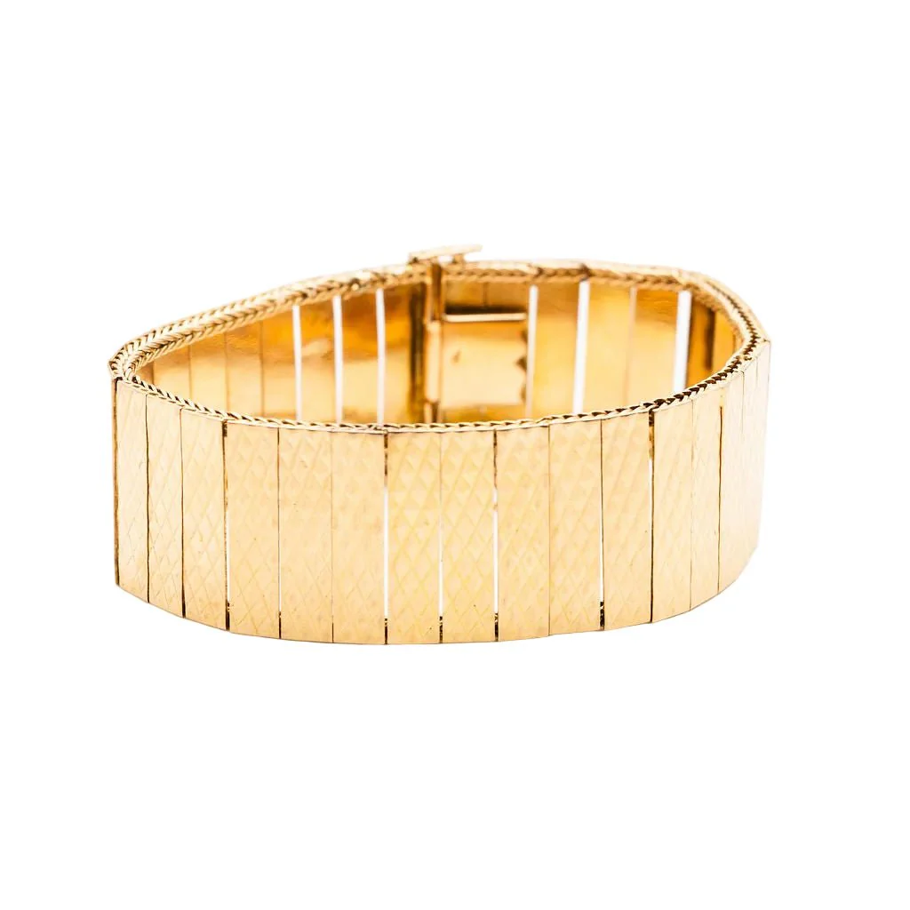 Bracelet Manchette en or rose
