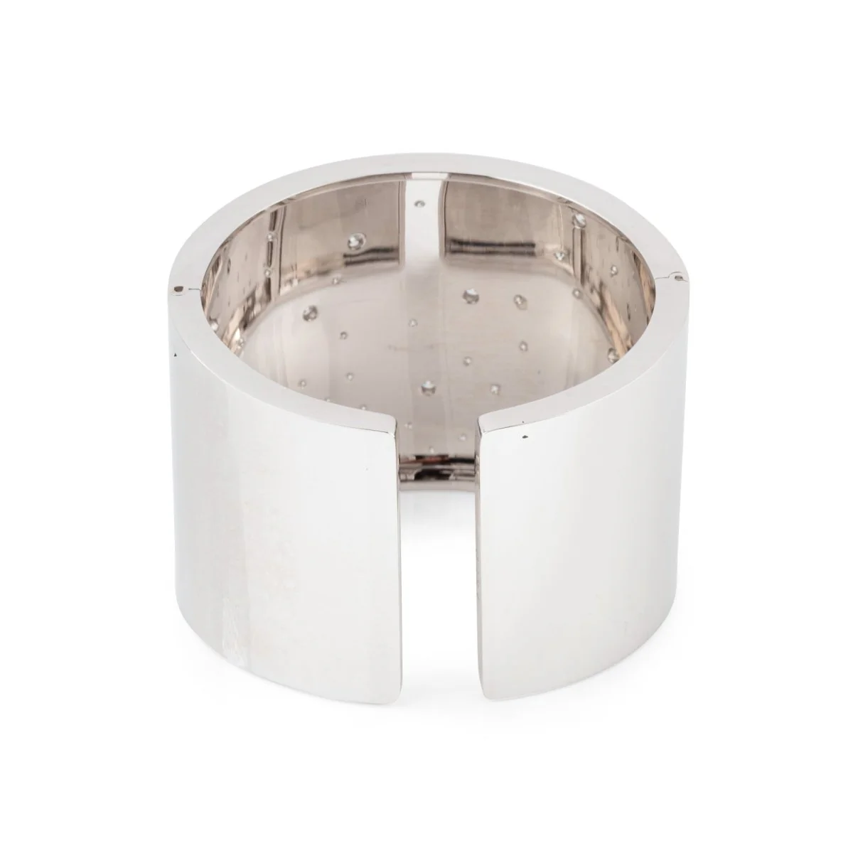 Bracelet Manchette FRED en or blanc et diamants - Image 5