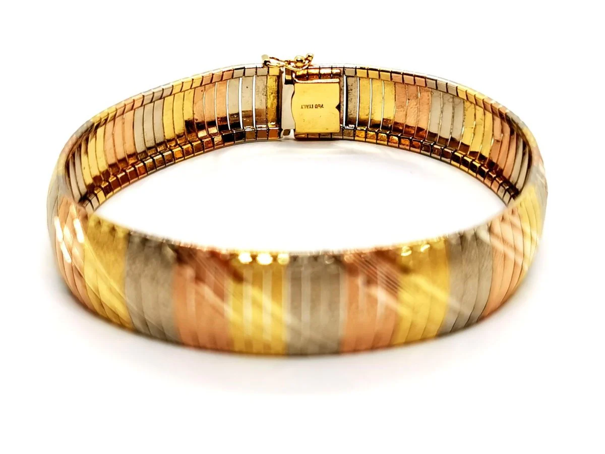Bracelet Manchette Or jaune - Image 3