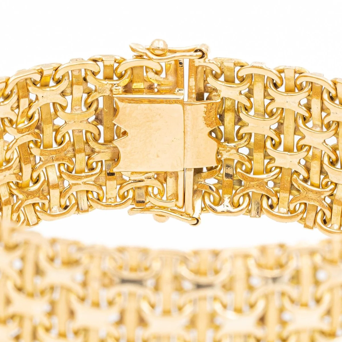 Bracelet Manchette Or jaune - Image 3