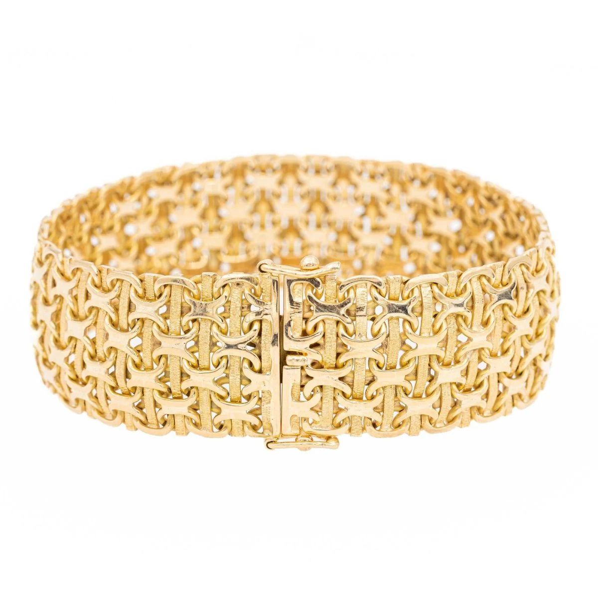 Bracelet Manchette Or jaune - Image 4