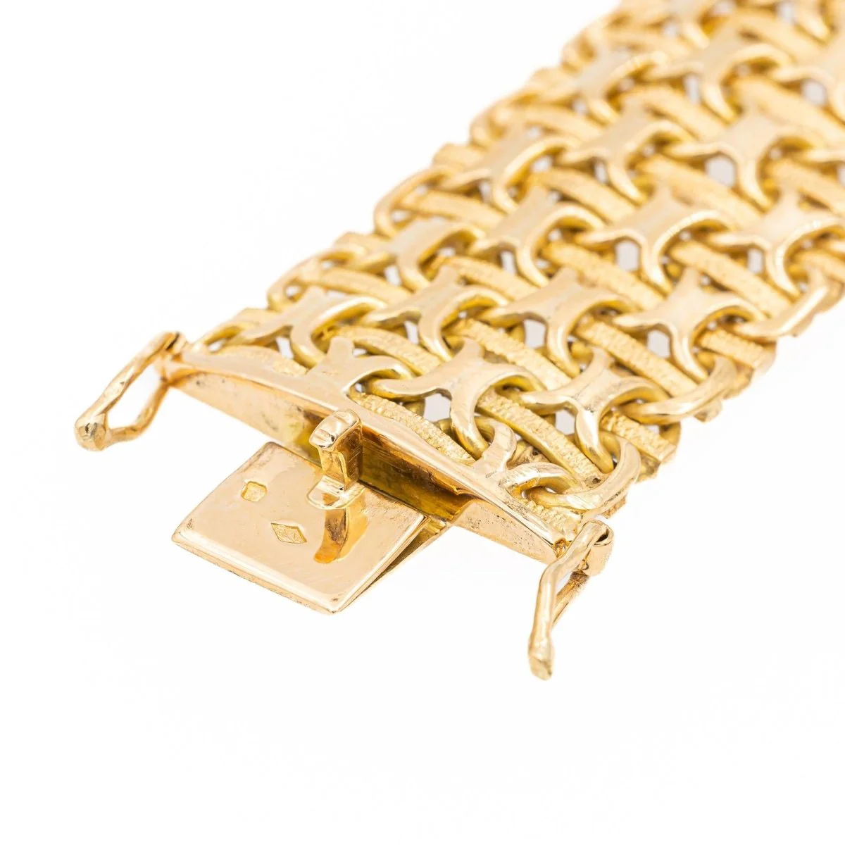 Bracelet Manchette Or jaune - Image 5