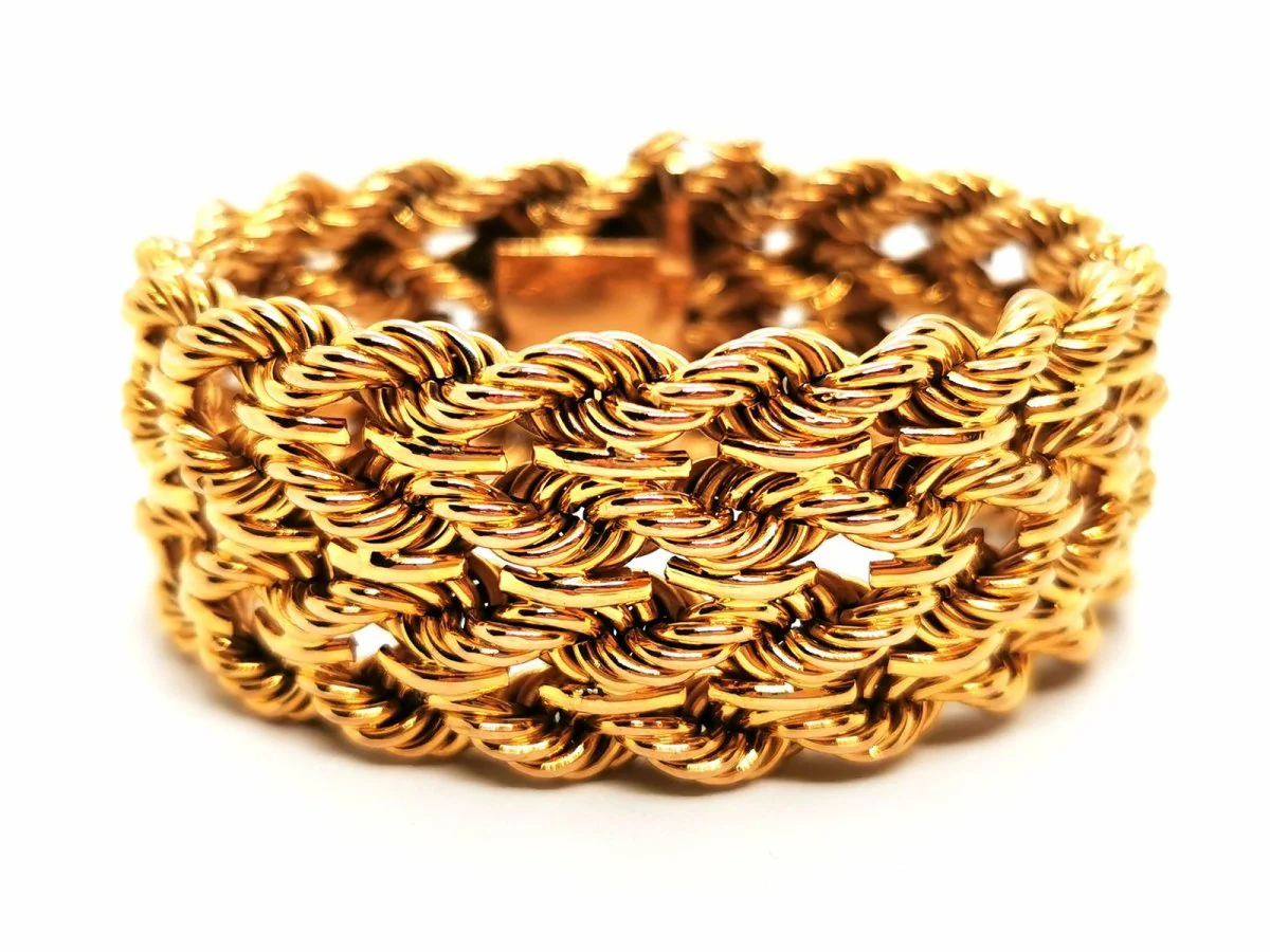 Bracelet Manchette Or jaune