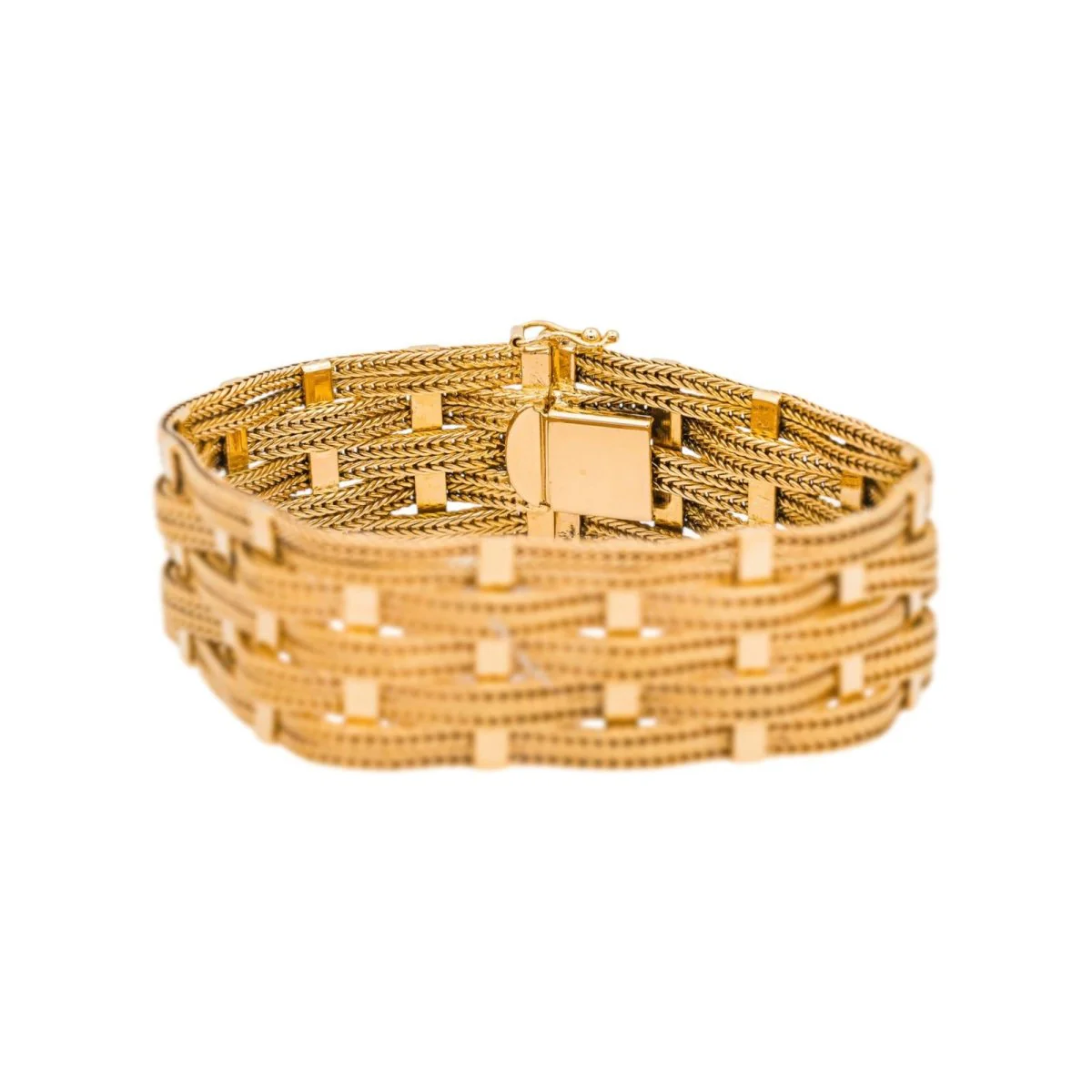 Bracelet Manchette en or jaune - Image 3
