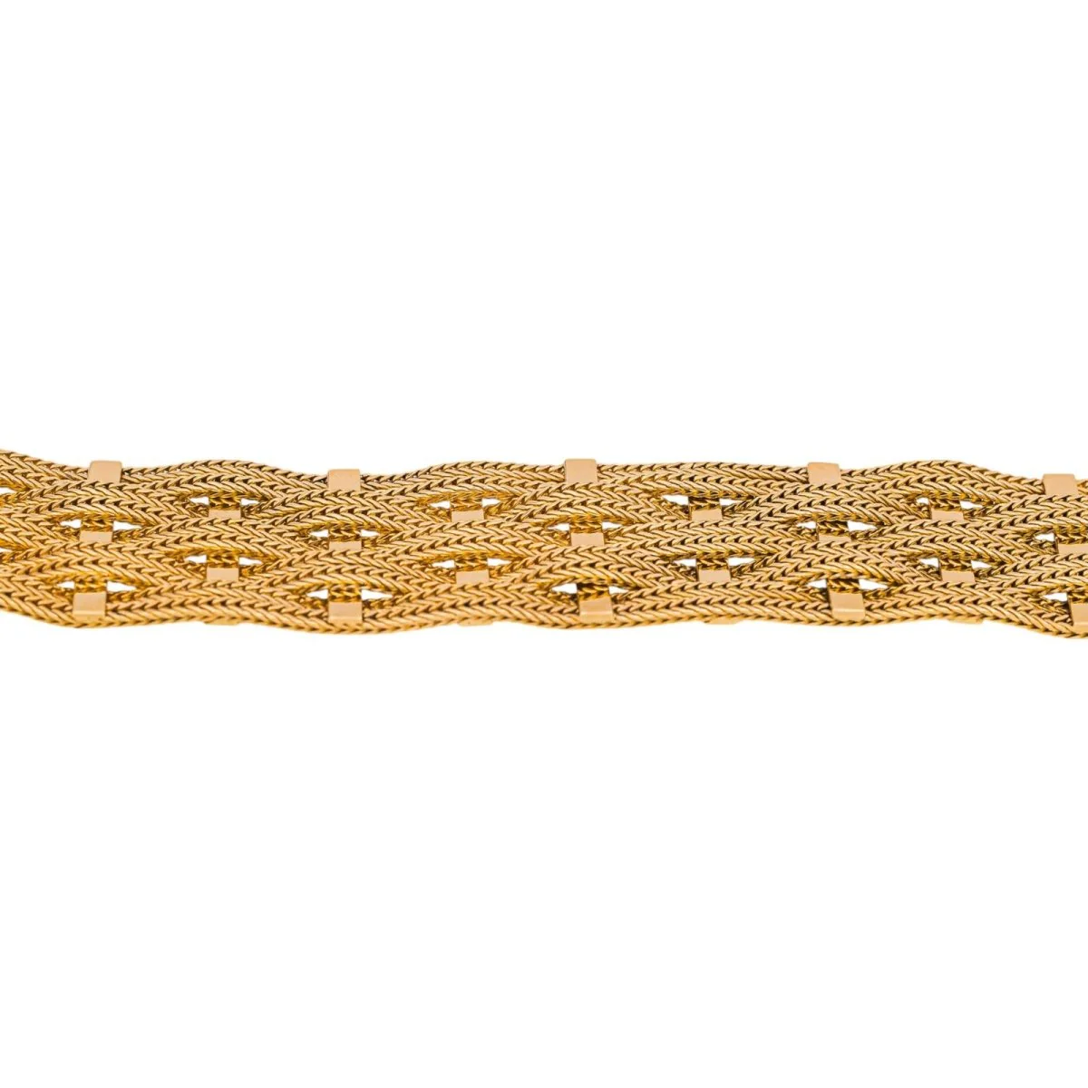 Bracelet Manchette en or jaune - Image 6