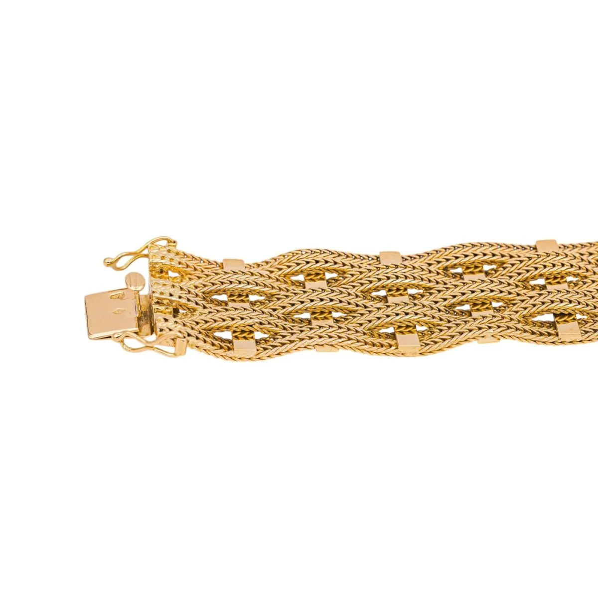 Bracelet Manchette en or jaune - Image 7