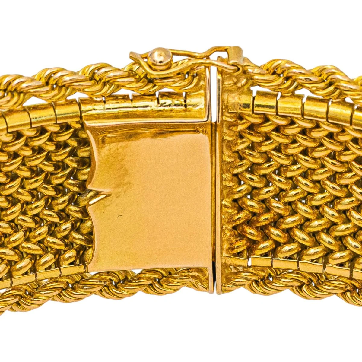 Bracelet Manchette en or jaune - Image 4
