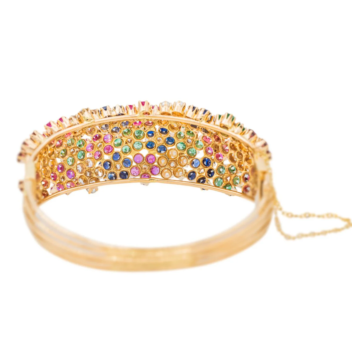 Bracelet Manchette Or jaune Diamant - Image 5
