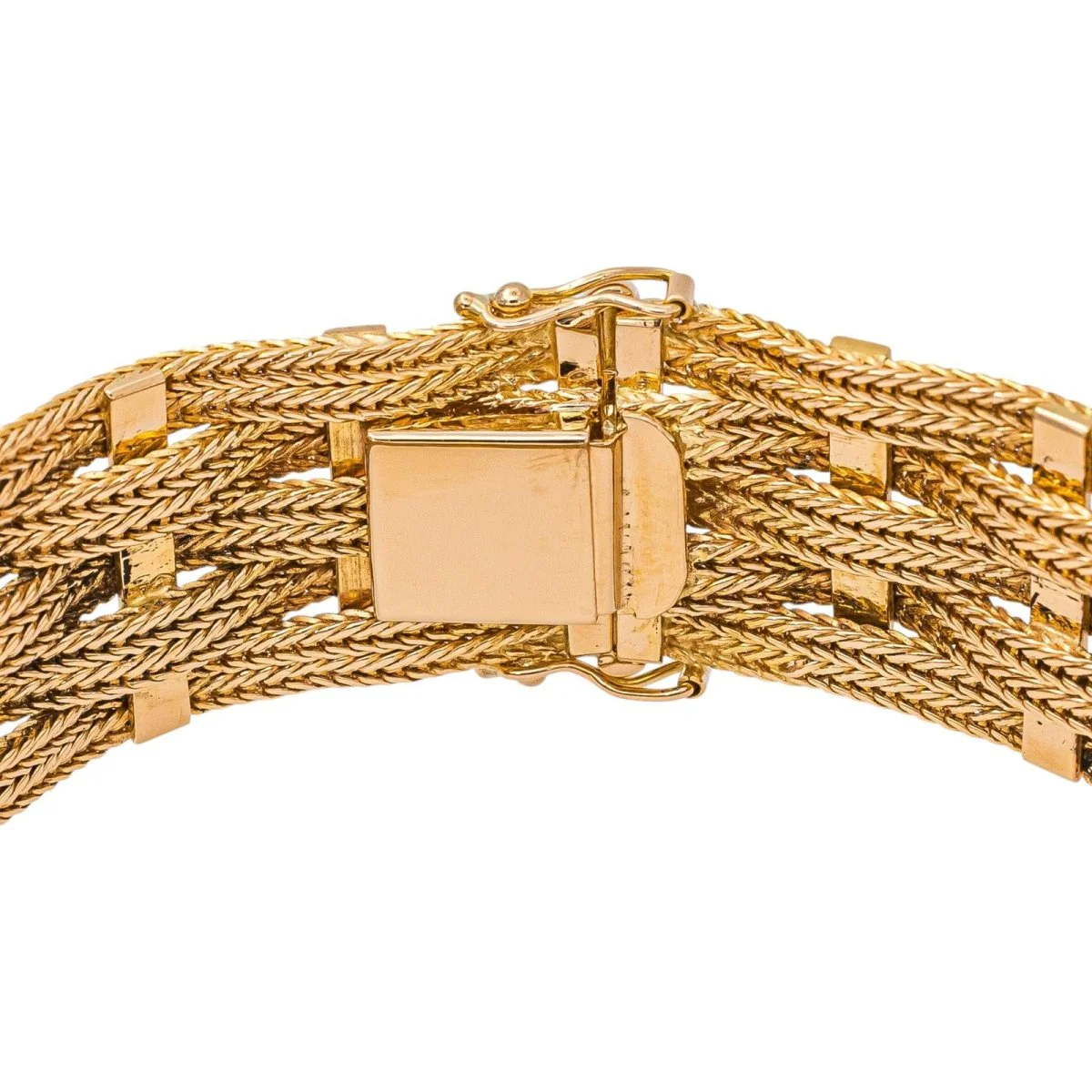 Bracelet Manchette en or rose - Image 4
