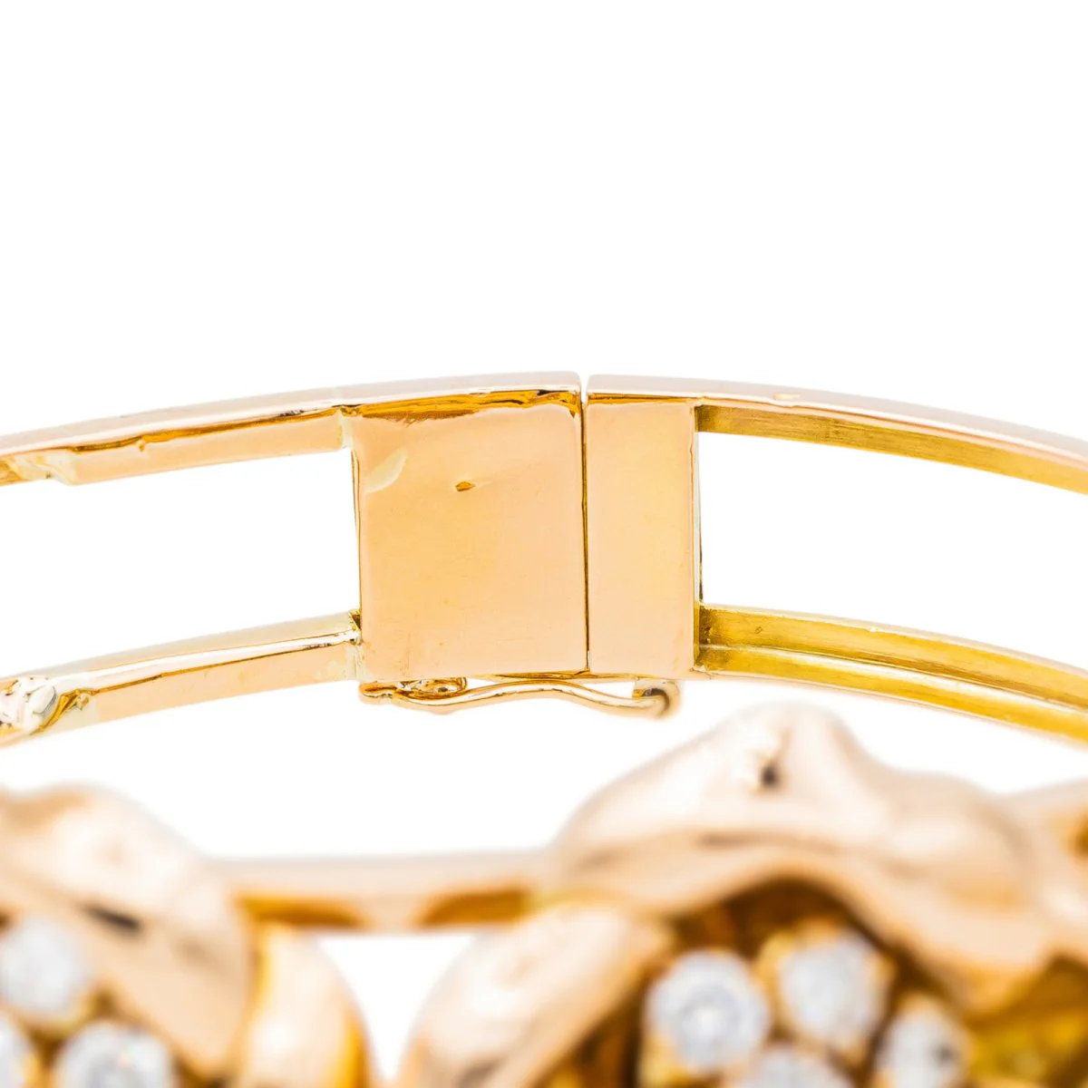 Bracelet Manchette Or rose Diamant - Image 7