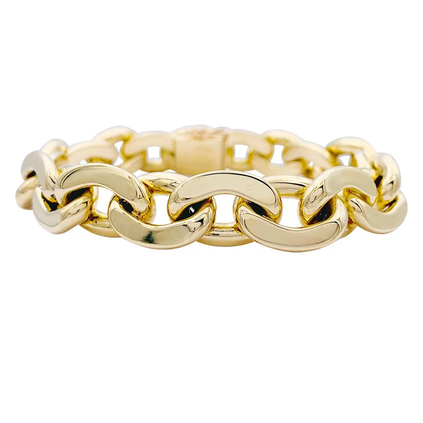 Bracelet Maille MAUBOUSSIN "Haricot" en or jaune