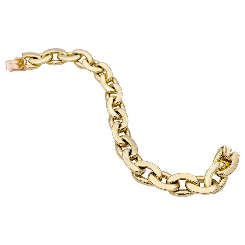 Bracelet Maille MAUBOUSSIN "Haricot" en or jaune - Image 2