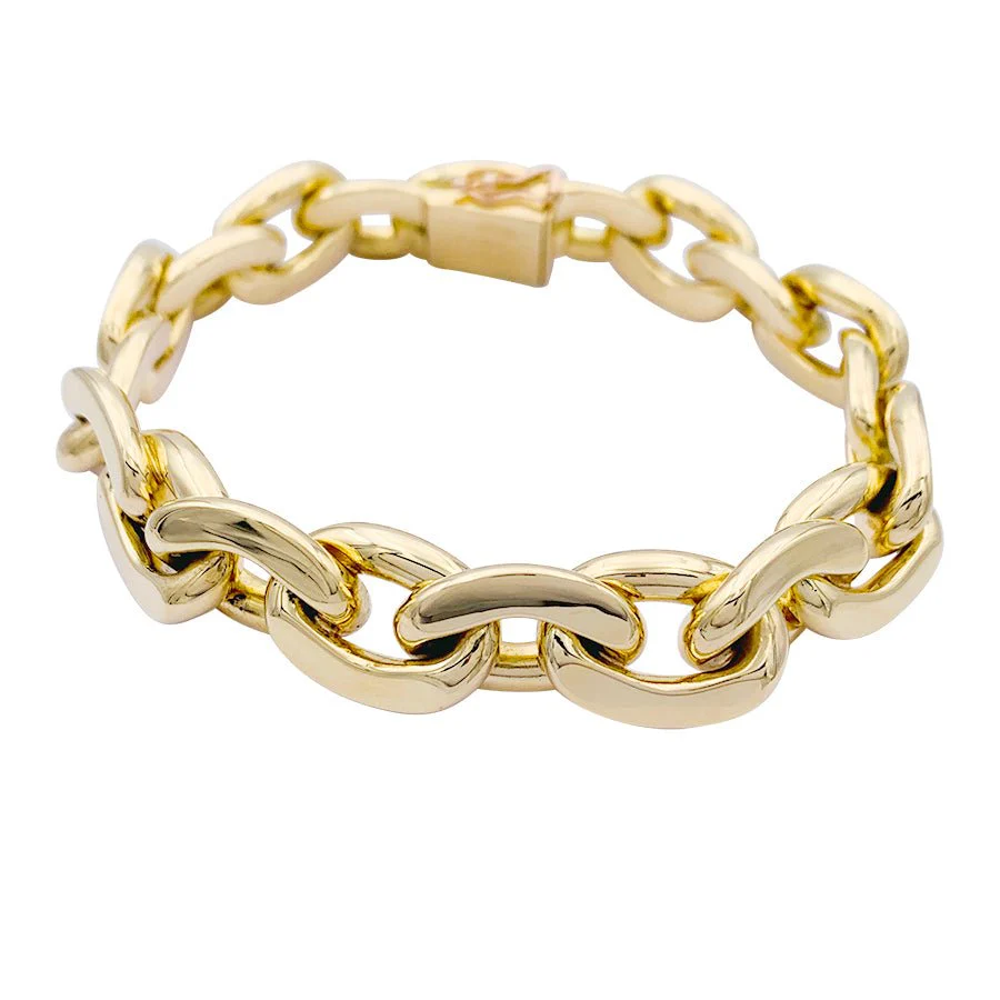Bracelet Maille MAUBOUSSIN "Haricot" en or jaune - Image 3