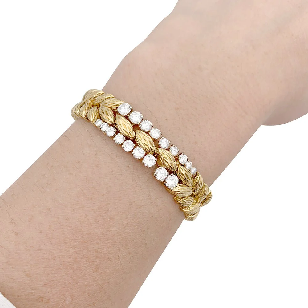 Bracelet MAUBOUSSIN en or jaune et diamants - Image 2