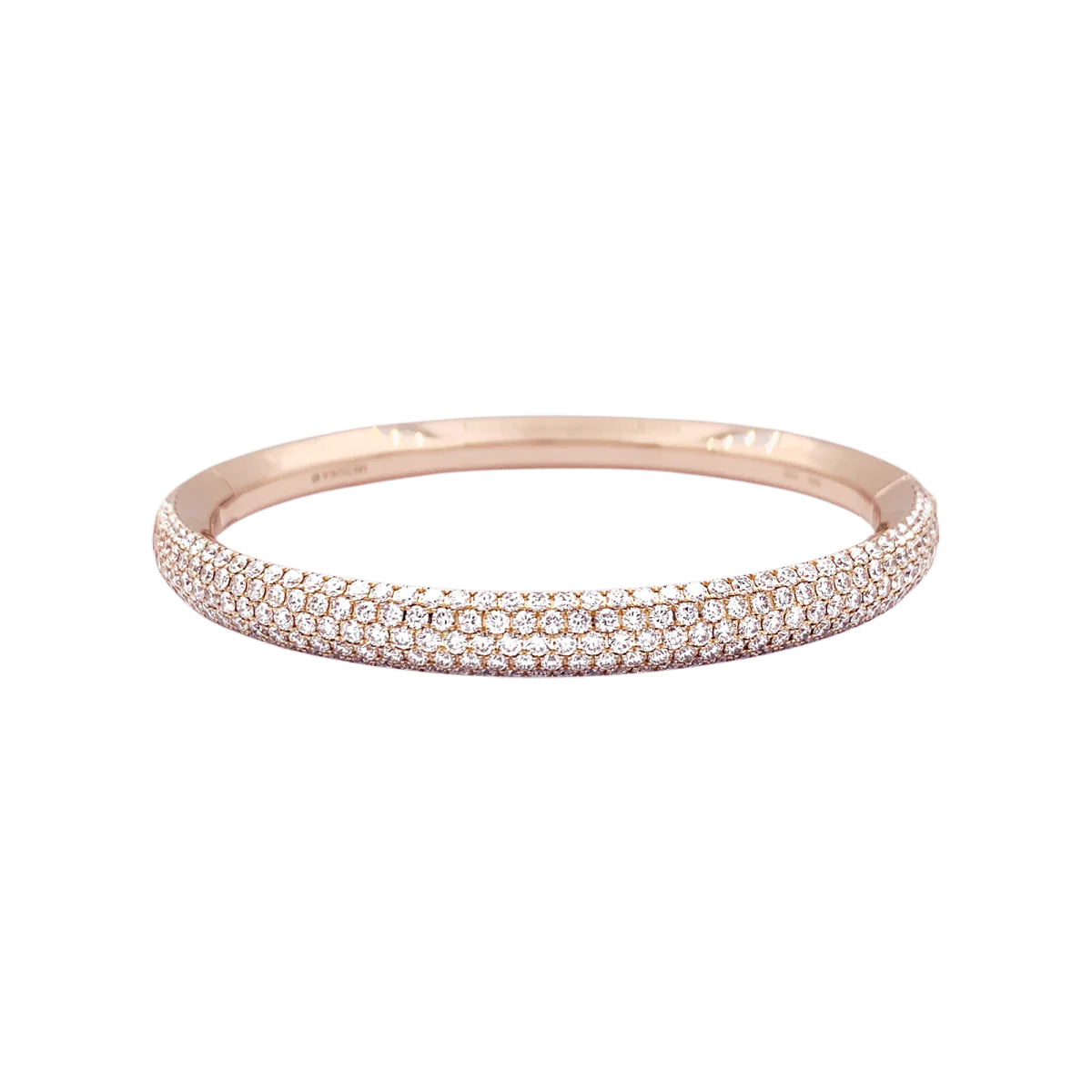 Bracelet Messika "Divine Enigma" or rose, diamants. - Image 2