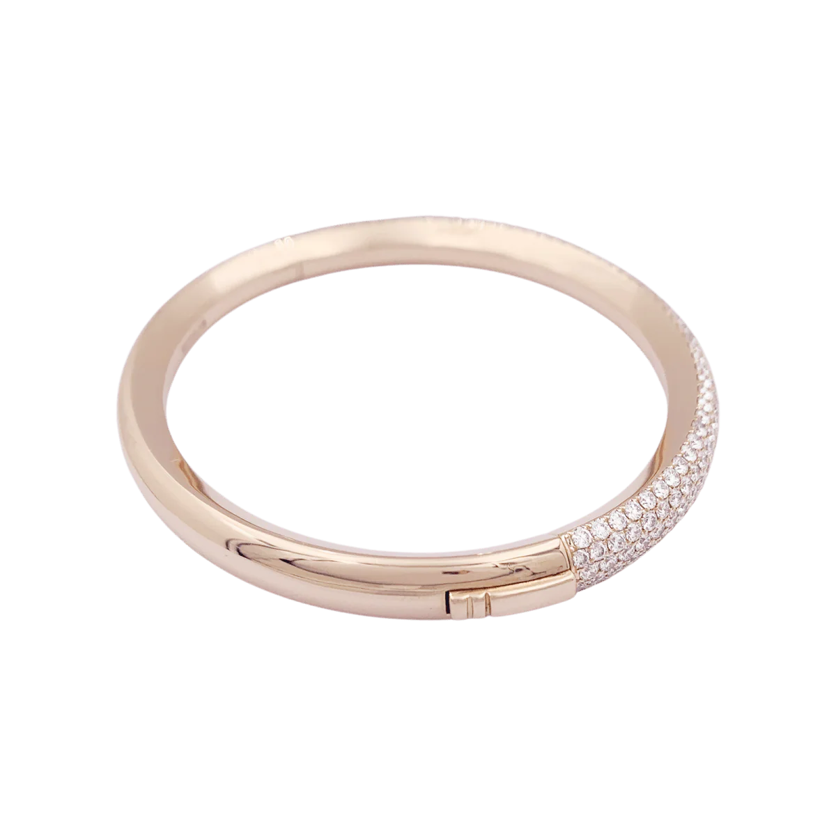 Bracelet Messika "Divine Enigma" or rose, diamants. - Image 5