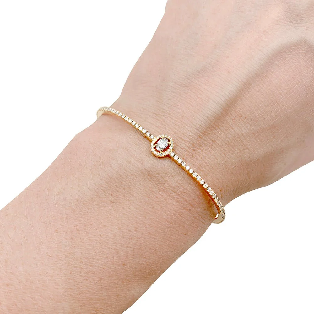 Bracelet MESSIKA "Glam'Azone" en or jaune et diamants - Image 2