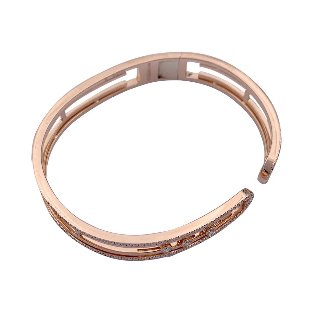 Bracelet Messika ,"Move 10th Anniversary", or rose et diamants - Image 2