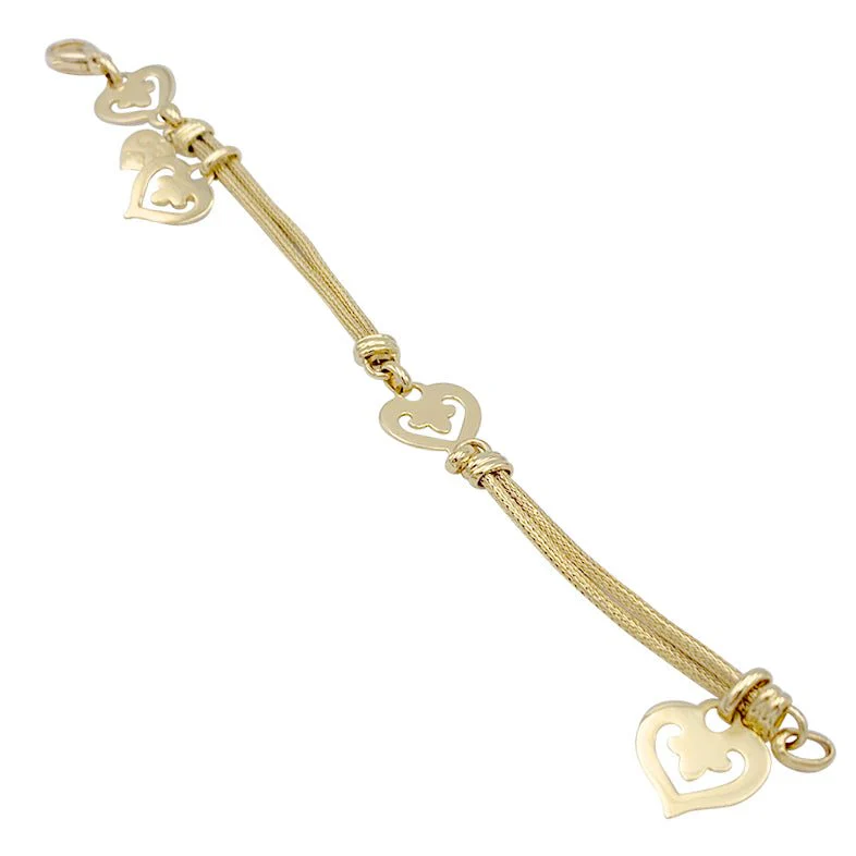 Bracelet O.J. PERRIN "Légende" en or jaune - Image 4
