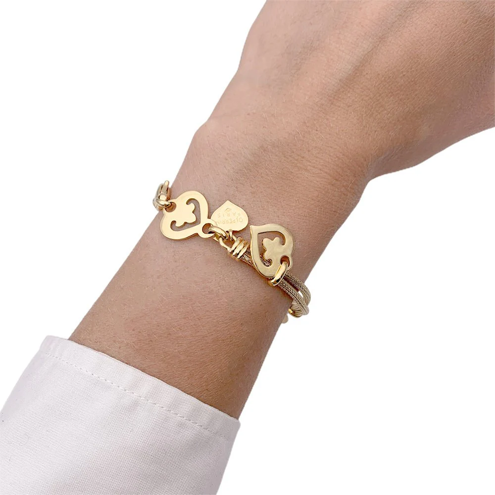 Bracelet O.J. PERRIN "Légende" en or jaune - Image 7