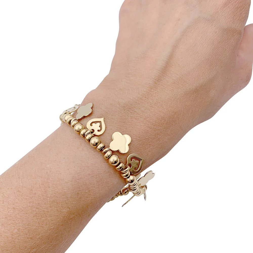 Bracelet O.J. Perrin, "Légendes", en or jaune. - Image 5