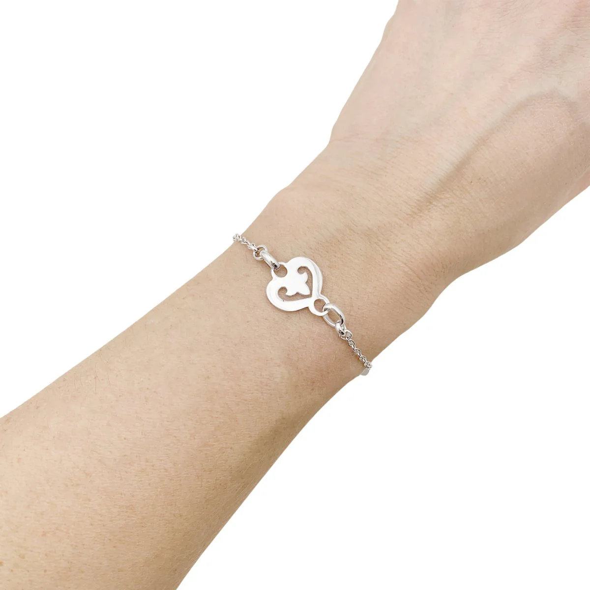 Bracelet O.J. Perrin, "Légendes", or blanc. - Image 2
