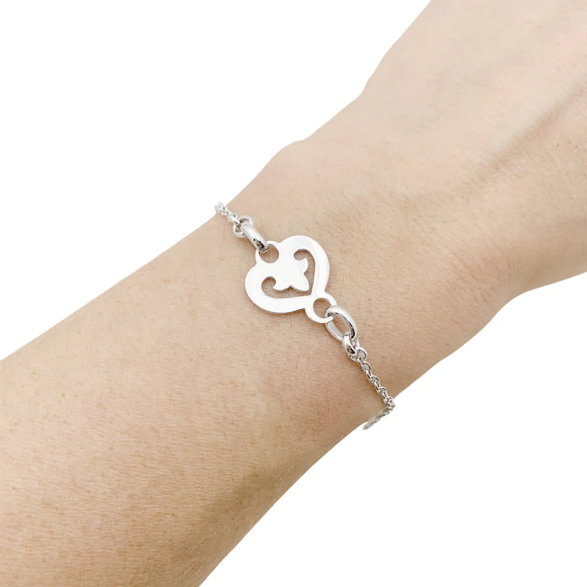 Bracelet O.J. Perrin, "Légendes", or blanc. - Image 3