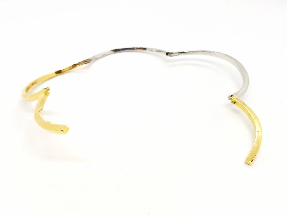 Bracelet serpentin en 2 ors - Image 10