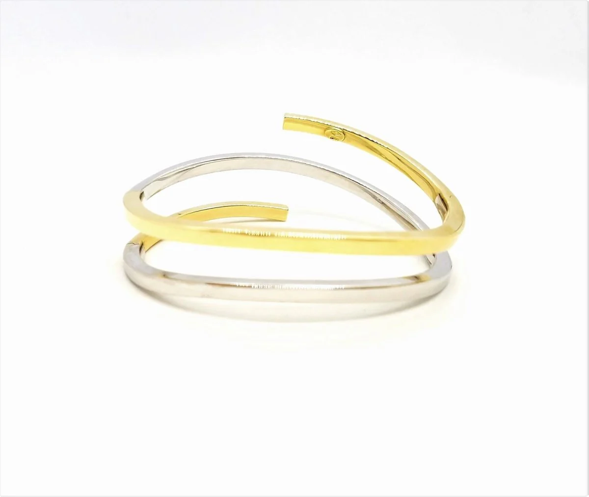 Bracelet serpentin en 2 ors - Image 6