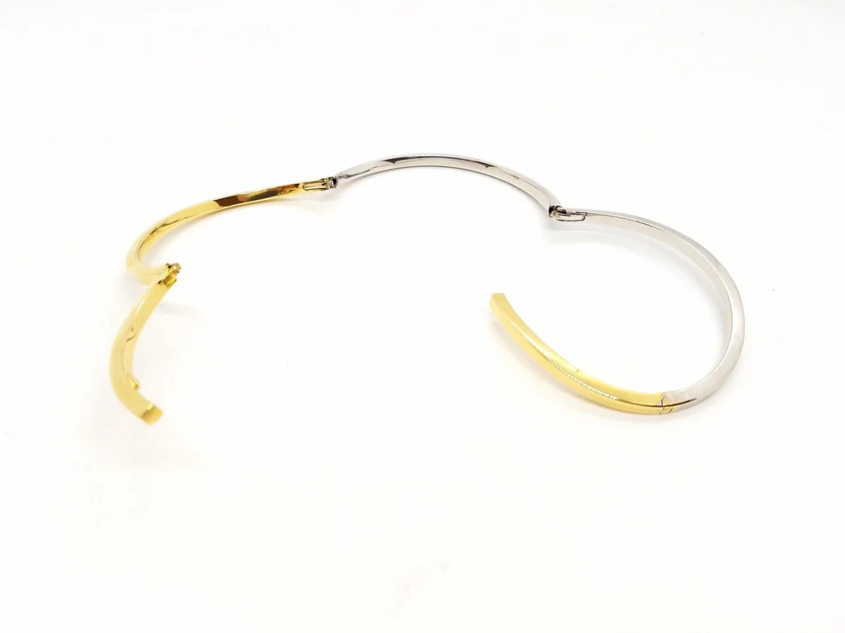 Bracelet serpentin en 2 ors - Image 9