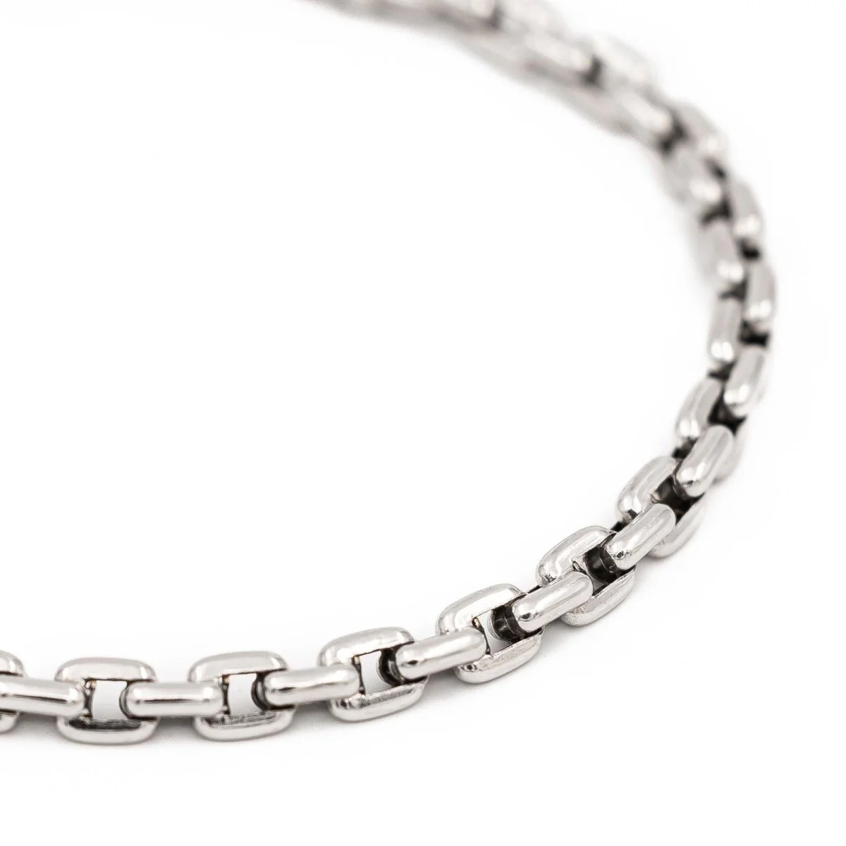 Bracelet Gourmette en or blanc - Image 3