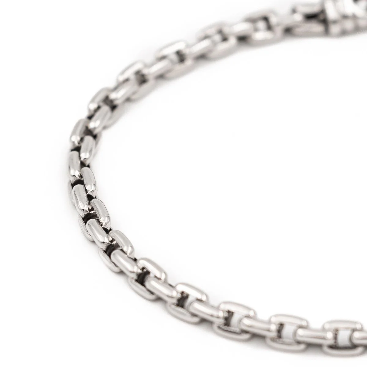 Bracelet Gourmette en or blanc - Image 5
