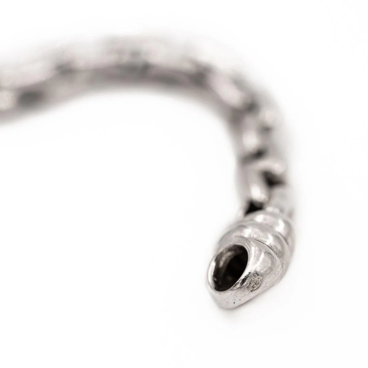 Bracelet Gourmette en or blanc - Image 6