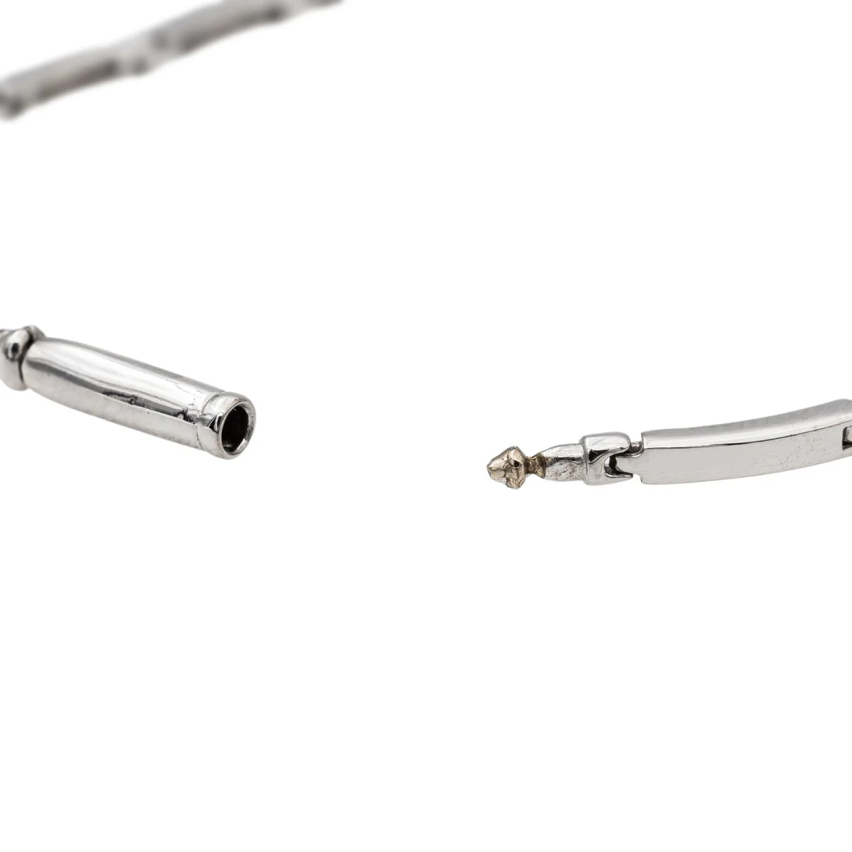 Bracelet en or blanc et diamants - Image 7