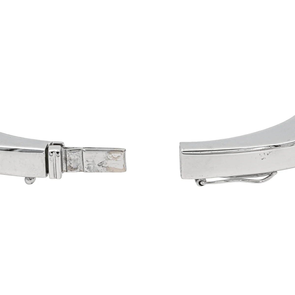 Bracelet Jonc en or blanc et diamant - Image 6