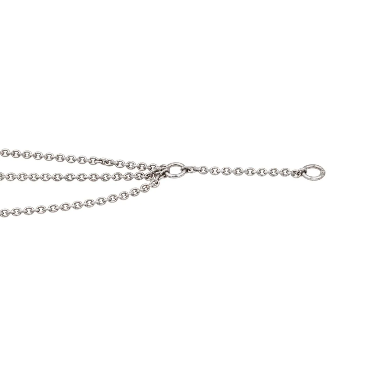 Bracelet en or blanc et diamants - Image 7
