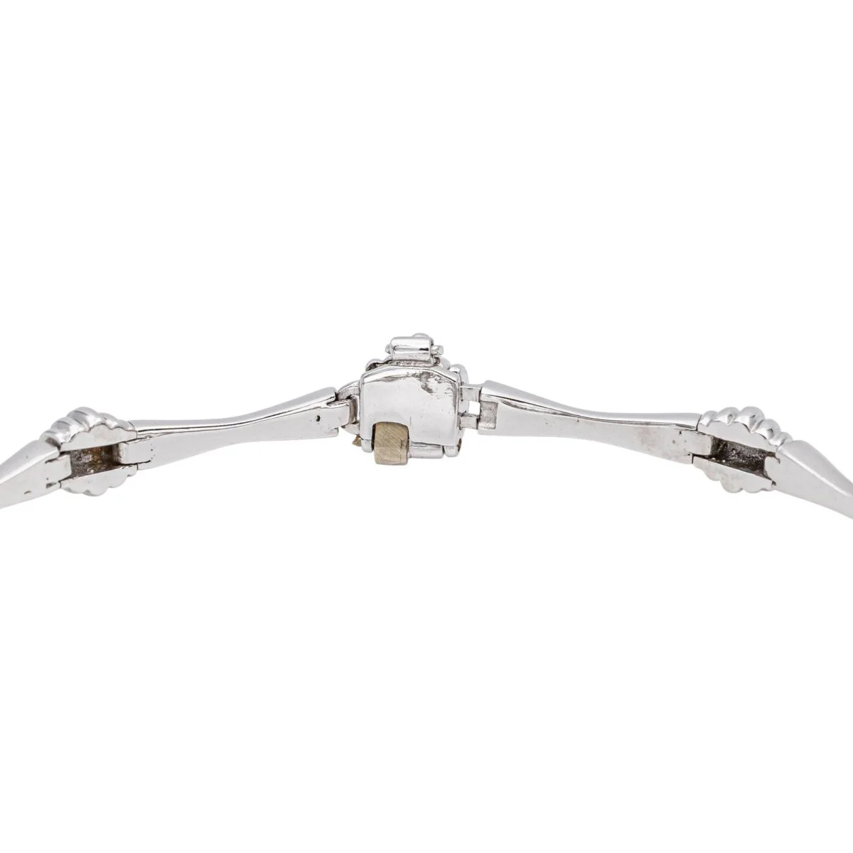 Bracelet en or blanc, saphirs et diamants - Image 5