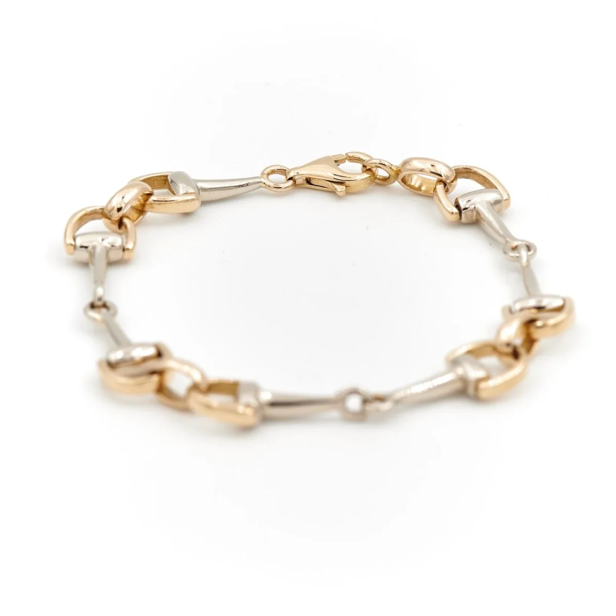 Bracelet Maille en 2 ors - Image 4