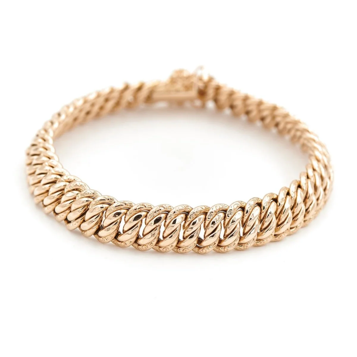 Bracelet Maille américaine en or jaune