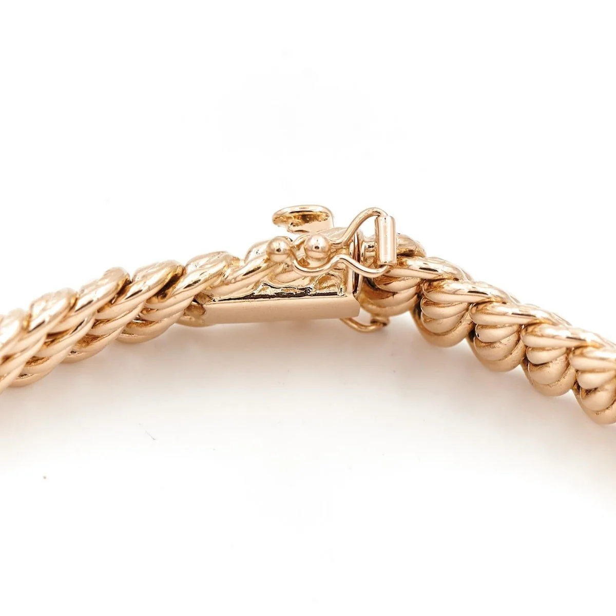 Bracelet Maille américaine en or jaune - Image 5