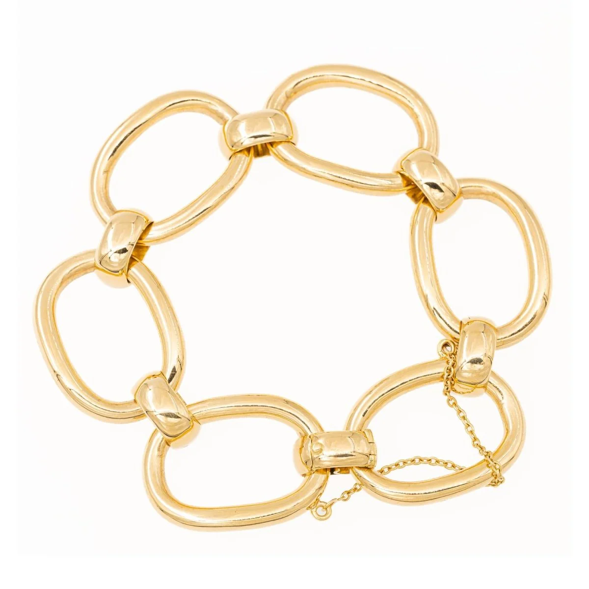 Bracelet Chaîne massive en or jaune - Image 3