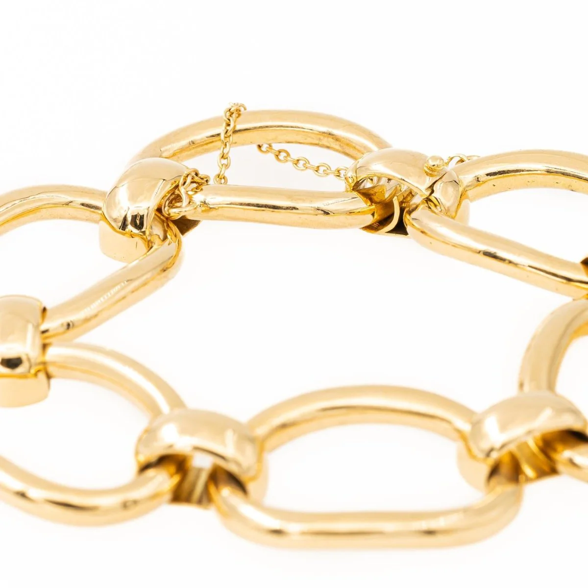 Bracelet Chaîne massive en or jaune - Image 4