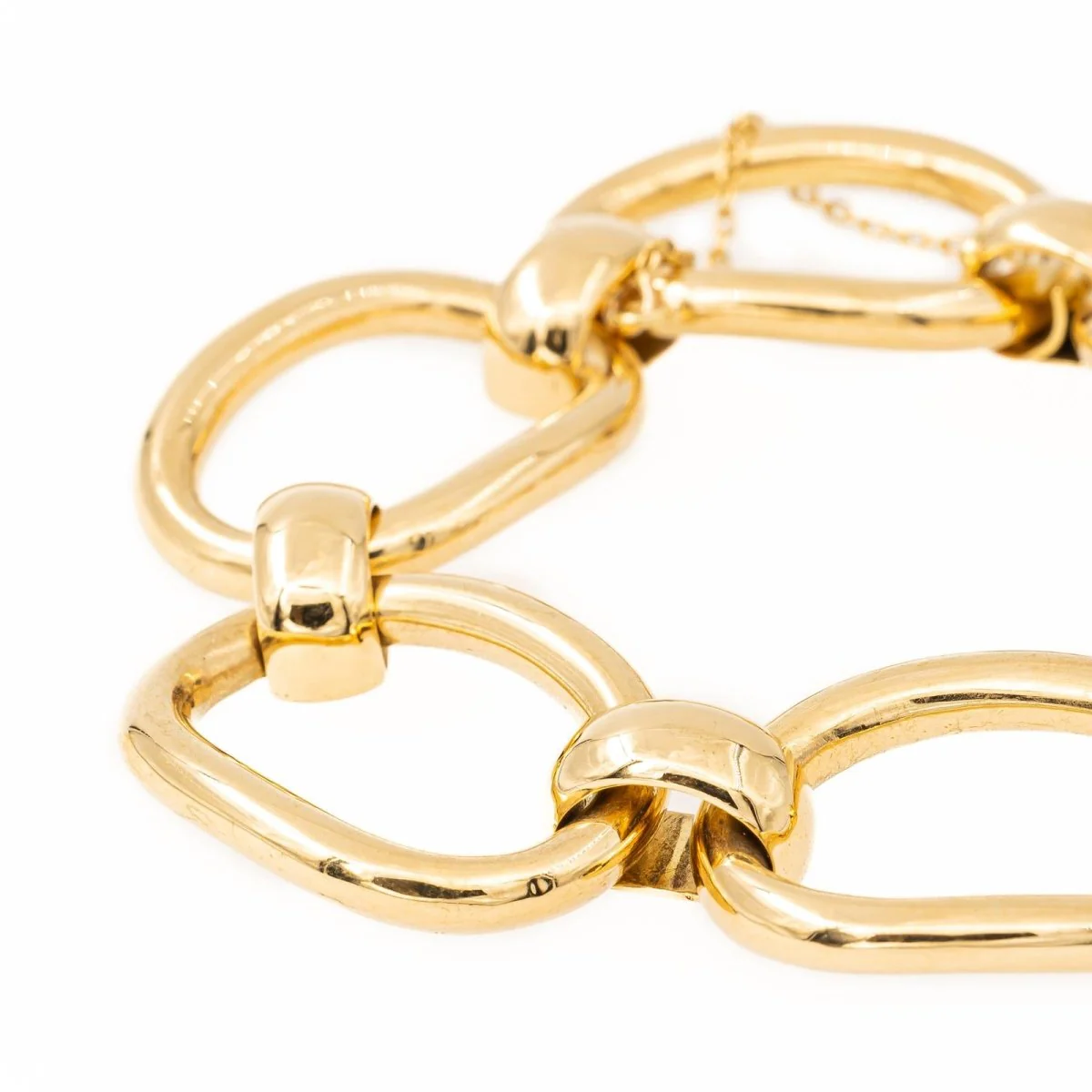 Bracelet Chaîne massive en or jaune - Image 6